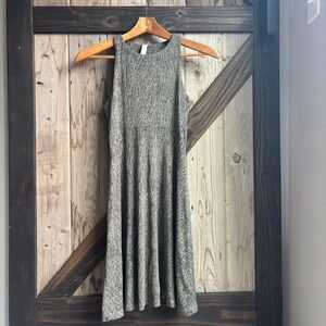 Athleta olive green and dark gray a-line dress size xxs